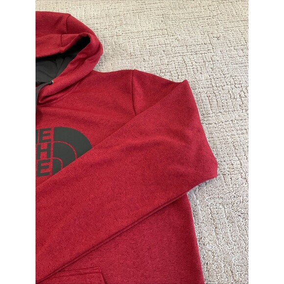 The North Face Hoodie Sweatshirt Mens Large Red Graphic Fleece Pullover Outdoor. - Picture 5 of 11